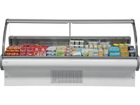 Refrigerated Serve-Over Counter - Curved Glass