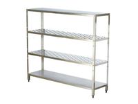 SHELVING  UNIT  2 smooth surface - 2 perforated surface