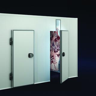Refrigerated Maintenance Cabinet 8cm Panelless Floor Plan - Dimensions 99x99x211 cm