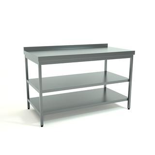 STAINLESS TABLES - WORKPLACES - 90Χ70Χ87 cm