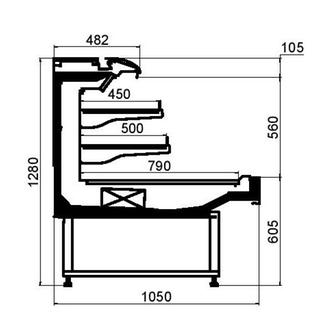 Self Service Maintenance -Dairy products- with PAT 13/15 Night Curtain