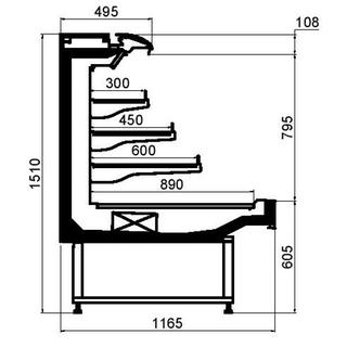 Self Service Maintenance -Dairy products- with PAT 13/15 Night Curtain