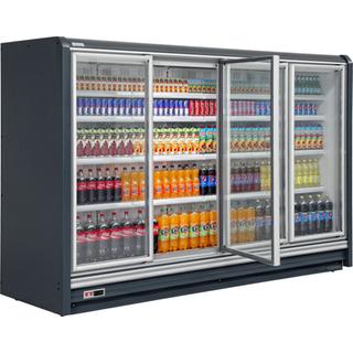 VIS  Vertical Multideck Cabinet Double Glass Hinged Door  95/220 L: 1560 mm