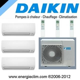 Air conditioner Daikin 3MXS40K multi outdoor unit 16.000 btu / h for two internal