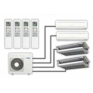 Air conditioner Daikin 4MXS68F multi outdoor unit 30.000 btu / h for four internal